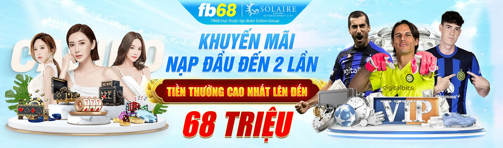 Khuyến mãi nạp đầu lên đến 2 lần